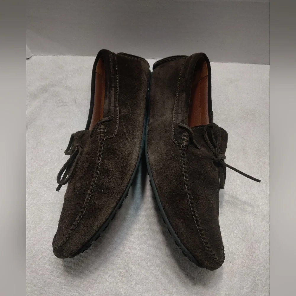 FRYE Allen moccasine suede #12 - Picture 4 of 11
